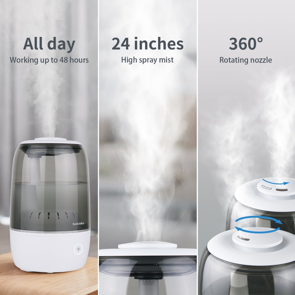 HALLNING CONNECT - SWITCHBOT Smart Humidifier - Powerful with large tank